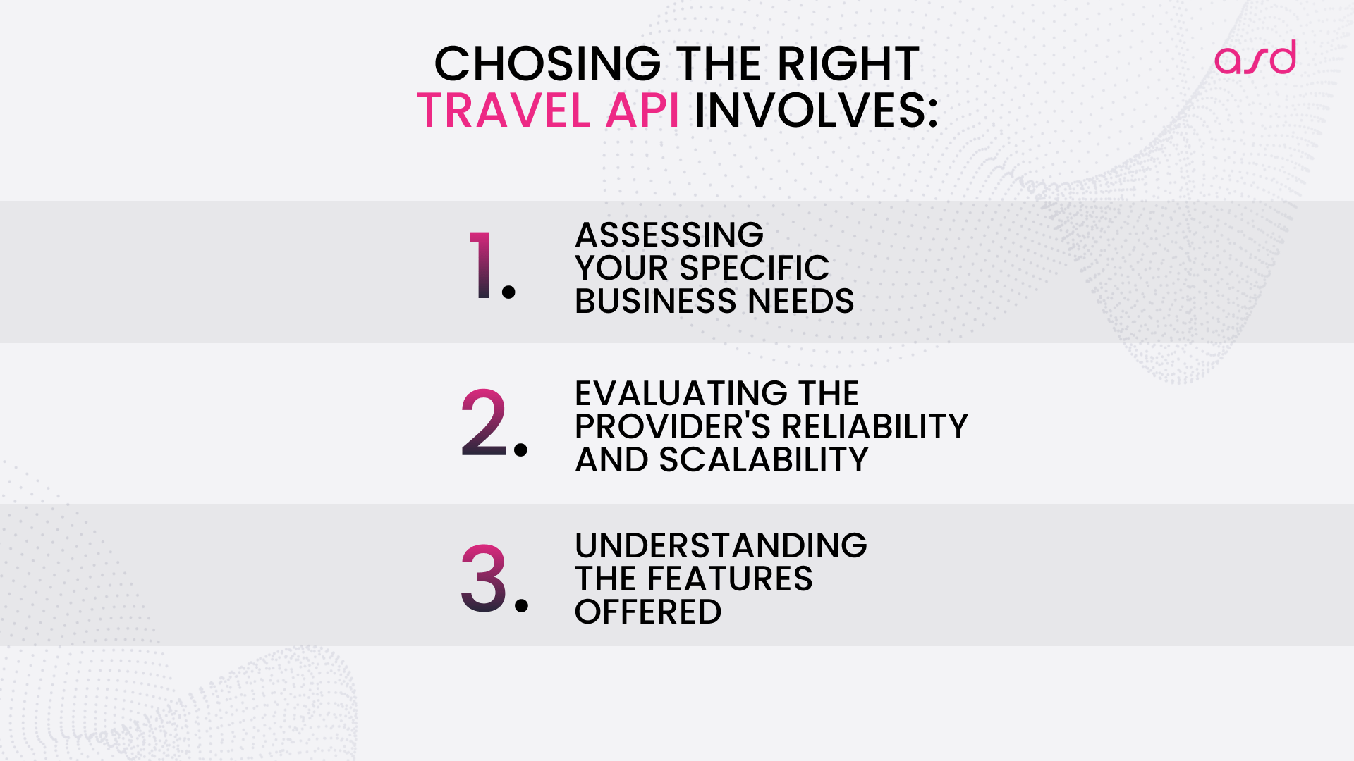 How to choose the right Travel API