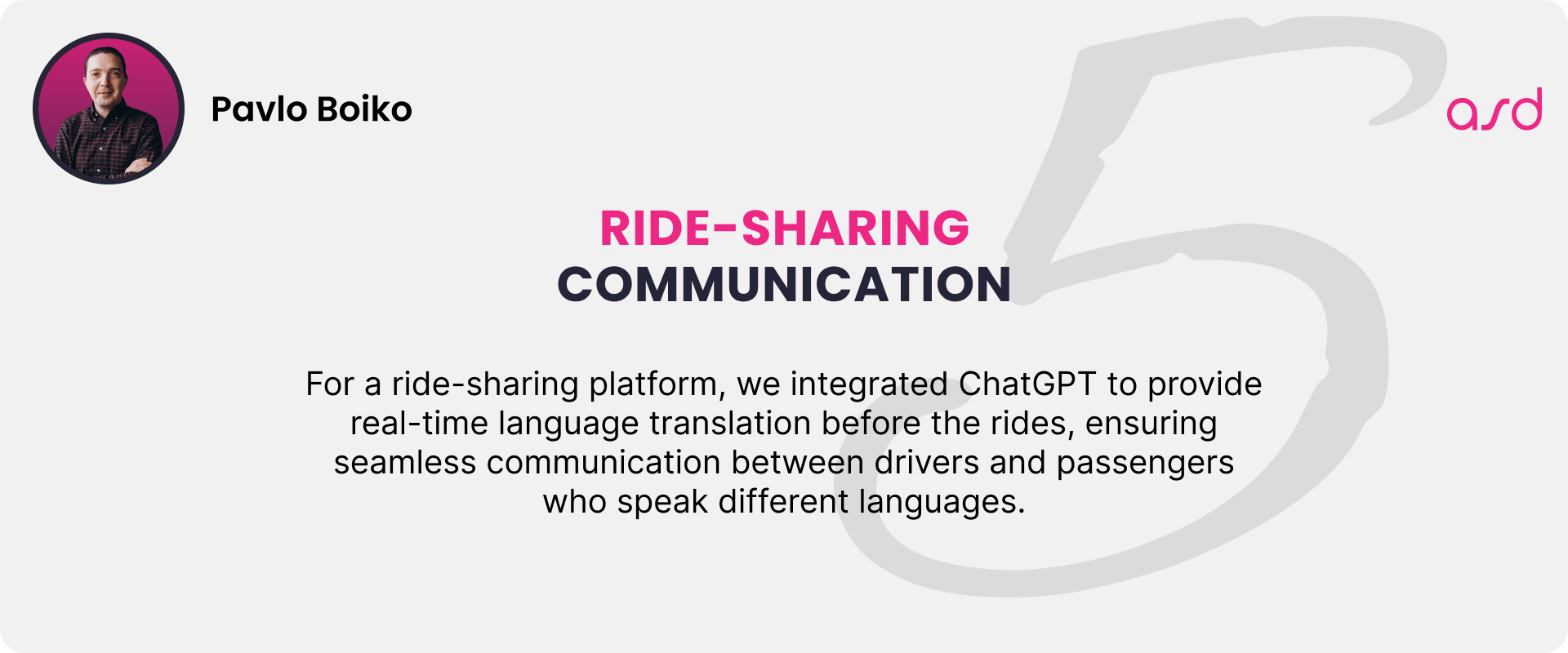 Ride-Sharing Communication