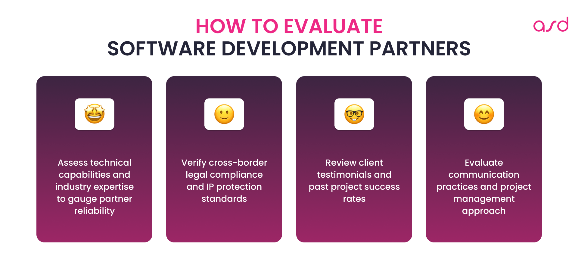 How to Evaluate Software Development Partners