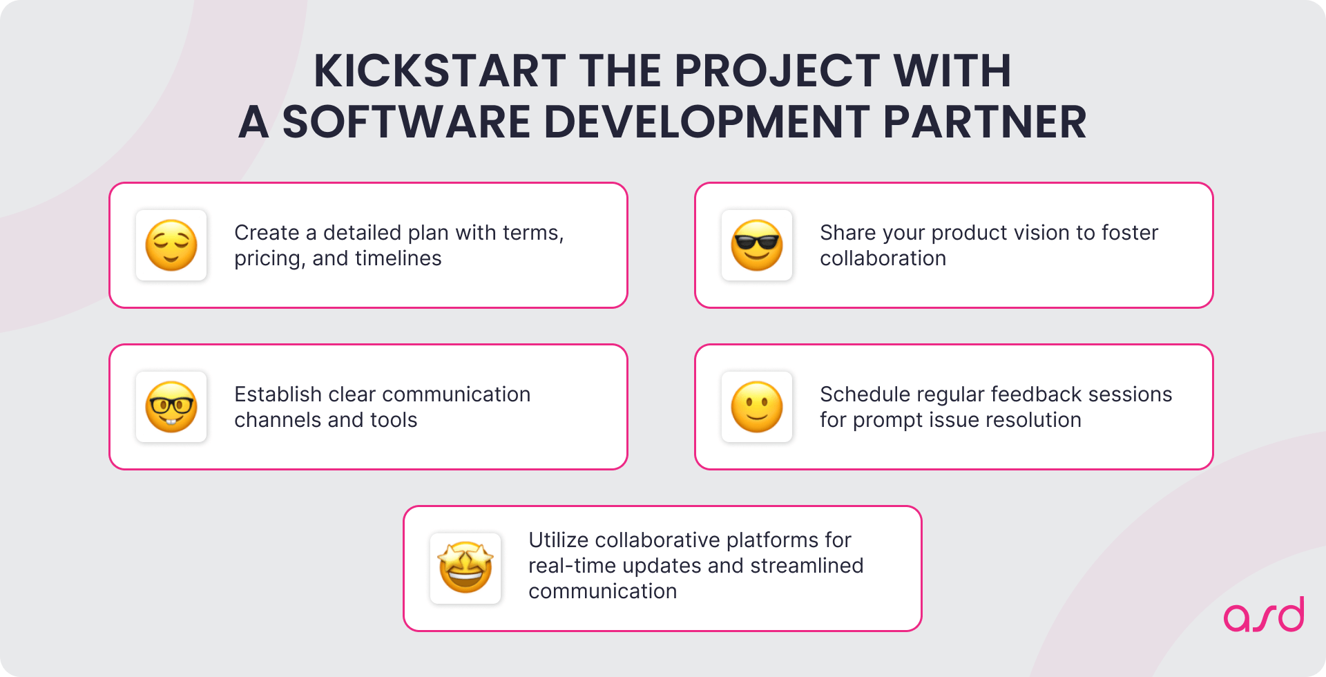 How to Kickstart the Project with a Software Development Partner