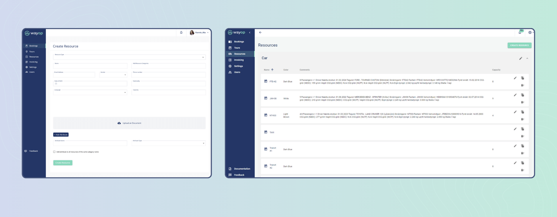 Wayop Resource Management