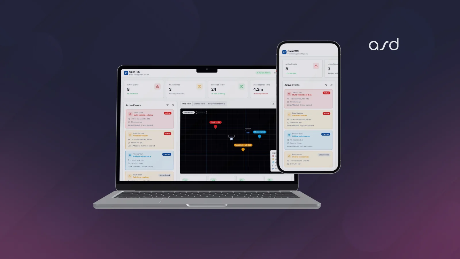 Real-Time Management System for Transportation Networks